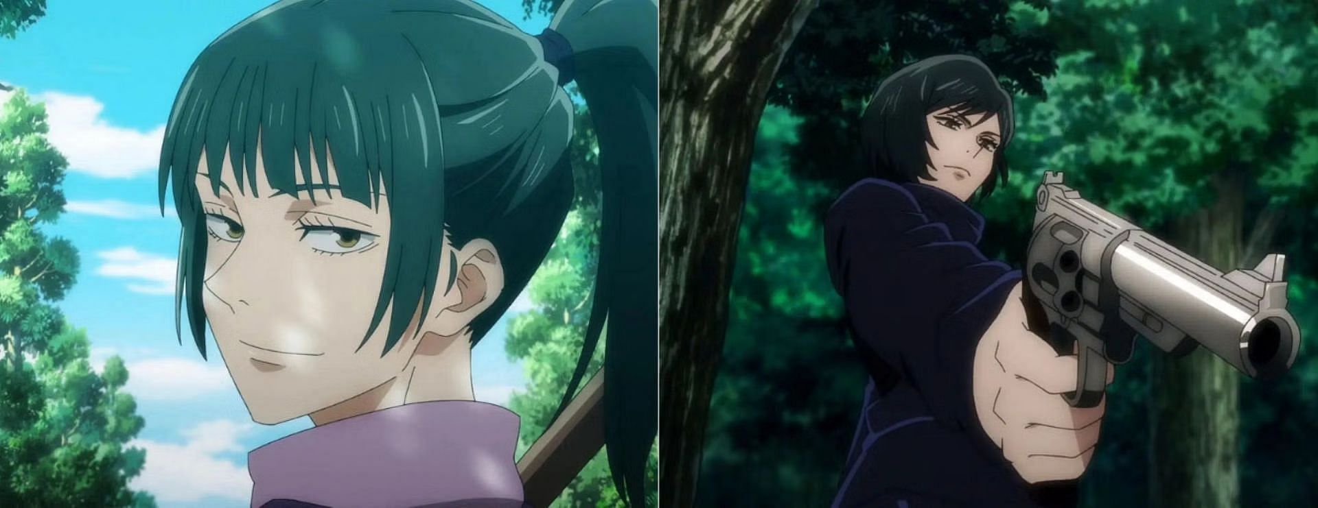 Maki and Mai as seen in the anime (Image via MAPPA).